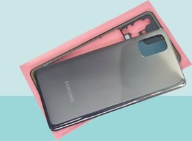 Resim Tkgz Samsung Galaxy M31S Uyumlu FULL KASA Arka Kapak Batarya Kapağı - SİYAH 