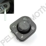 Resim Pelit Otomotiv Passat B6 Katlanabilir Ayna Ayar Düğmesi 1K0959565J 