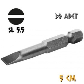Resim Kupa Tyson Vidalama Ucu Bits Uç - Sl5.5 Düz - 5 Cm. - 30 Adet 