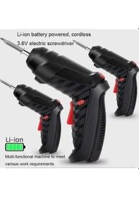 Resim Dancemonkey 30 Adet/takım Ev Kullanımı Mini Şarjlı Çok Fonksiyonlu Elektrikli Tornavida Matkap Alet Seti 