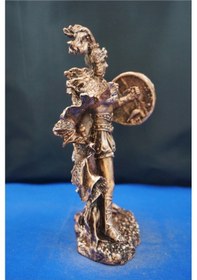 Resim Athena Savaş Tanrıçası 26 Cm Mitolojik Heykel, Ev Dekor Ve Hediyelik Biblo Bakır 