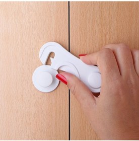 Resim Çocuk Koruma Kilidi - Geçmeli Dolap Kilidi 