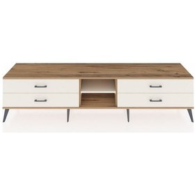 Resim Hyperion Tv Ünitesi Tek Raflı 4 Çekmeceli 220x44x51 Çam-aytaşı Aytası/aytası - Atlas Çam 