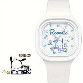 Resim Elmpaly Pembe Kt Hello Kitty Ve My Melody Cinnamon Roll Çizgi Film Kol Saati Diğer 