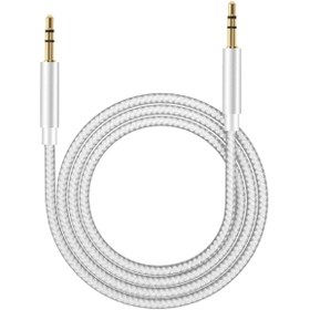 Resim Velliw Aux To Aux 3.5mm Jack Girişli Müzik Ve Ses Aktarıcı Kablo Beyaz 