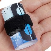 Resim 1 adet Mavi Yüksek Yansıtıcı İndeksli Polimer Su Geçirmez Katlanabilir Balıkçılık Mezura, Açık Hava Balıkçıları İçin Dayanıklı PVC Malzemeden Taşınabilir Balık Uzunluk Aracı 
