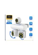 Resim Full Hd 12mp 6k Speed Dome 3 Lens Renkli Gece Görüş İki Yönlü Ses Renkli Cep Telefonu Uzaktan İzleme-126464 
