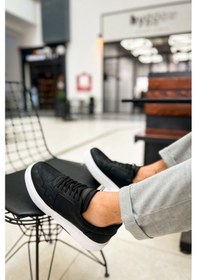 Resim Ch153 Cbt Oxford Erkek Ayakkabı Sıyah Çok Renkli 