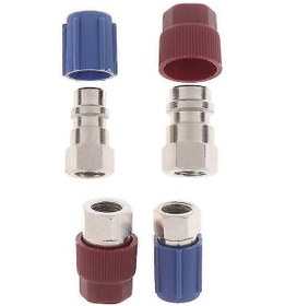 Resim R-12'den R-134a'ya Dönüştürme Adaptörü Bağlantı Parçası 1/4 Sae Vana Kitleri Gösterildiği Gibidir 