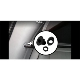 Resim Bmw E46 Cabrio Uyumlu Sineklik Tutcu (Siyah) 