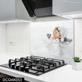 Resim Olinpa Cam Ocak Arkası Koruyucu | Melek Model 