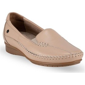 Resim Marla-h Kadın Deri Ayakkabı Açık Vizon A.vizon Vizon 