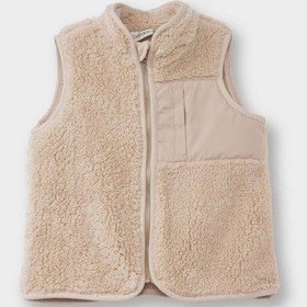 Resim Defacto Erkek Bebek Fermuarlı Pelüş Yelek G1129a525wnbg286 Bej-bg286 
