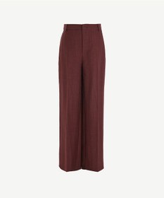 Resim Yargıcı Wide Leg Yüksek Bel Pantolon 25kkpn3056x 016 Bordo 
