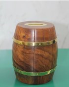 Resim Pirinç Fıçı Kumbara 1786 Çok Renkli 