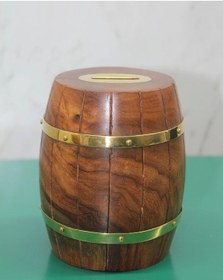 Resim Pirinç Fıçı Kumbara 1786 Çok Renkli 