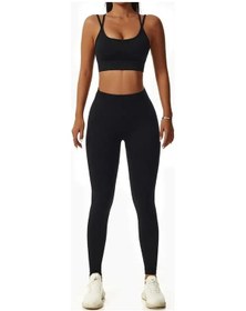 Resim Adam&eva Spor İçin Sıkılaştırıcı Taytlar Fitness 170586001 SiYAH 