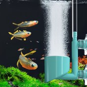 Resim Ultra-Yüksek Yoğunluklu Nano Kabarcık Oksijen Pompası Akvaryumlar İçin - Elektriksiz Havalandırıcı Turkuaz Dayanıklı Tasarım, Balık Sağlığını ve Tank Estetikini Artırır, Küçük ve Orta Boy Balık Tankları için İdeal, Balık Akvaryumu Hava Pompası 