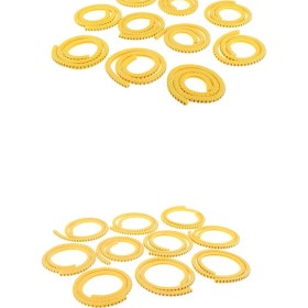 Resim Cuticate 2000X Pvc Kablo Tel Işaretleyiciler Etiketler Etiketler Yönetim Numarası 0 ~ 9 1.5mm² ve ​​2.5mm² (Yurt Dışından) 