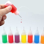 Resim 4 Şişe + 2 Huni 0,7 oz / 20 ml Metal Başlı Yapıştırıcı Dağıtım Şişesi Kağıt Araçları için Dolum Hunisi Yumuşak Gövde Kontrollü Yapıştırıcı Çıkışı Çok Fonksiyonlu Sıkmalı Beyaz Lateks Yapıştırıcı Su Şişesi JSP-001 