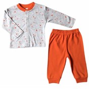 Resim Breeze The Puffy Baby Geometrik Desenli Bebek Pijama Takımı MOD: BTS-290 