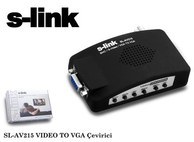 Resim S-link sl-av215 Video Bnc To Vga Converter S-link sl-av215 Video Bnc To Vga Converter