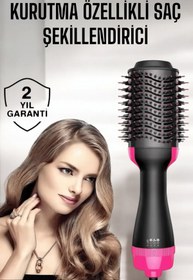 Resim Ronanna 1200 Watt Gücünde, Negatif İyon Teknolojili, 3 Isı Kademeli Fön Tarağı 