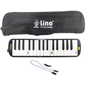 Resim Lino Bez Çantalı Siyah Melodika 