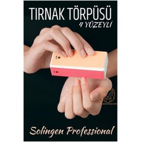 Resim Skygo 4 Yüzeyli Tırnak Törpüsü ve Parlatma Blok Sünger Solingen Professional 