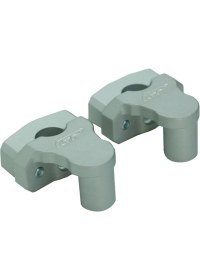 Resim GP Kompozit Bajaj Dominar 250 / 400 2017-2026 Uyumlu Gidon Yükseltme 22mm Gri 3.5 cm 