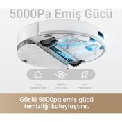 Resim Dreame Robot Süpürge, 5000Pa Emiş Gücü halılar, evcil hayvan tüyleri ve sert zeminler için ideal 