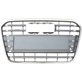 Resim Audi A6 2011-2014 Arası Uyumlu S Panjur Krom / Gri 
