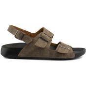 Resim Barcelona Urban Sandals Rahat Yumuşak Tabanlı Erkek Sandalet-vizon Vizon 
