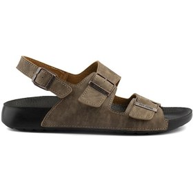 Resim Barcelona Urban Sandals Rahat Yumuşak Tabanlı Erkek Sandalet-vizon Vizon 