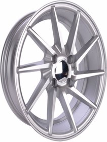 Resim powcan 7.5 X 16 Bk-885a/b-sağ-sol- 5x112 Et35 73.1 Sılver Machıned-volkswagen Uyumlu-4 Adet Fiyatı 