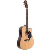 Resim SA-220 NT Elektro Akustik Gitar - Natural Strauss