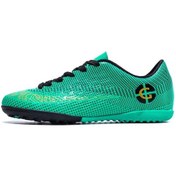 Resim Unisex Konfor Kaymaz Futbol Ayakkabısı Yeşil 