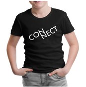 Resim Connect With N Siyah Çocuk Tshirt 