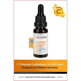 Resim New Well Aydınlatıcı ve Cilt Tonu Eşitleyici Vitamin C Serumu 20 ML 