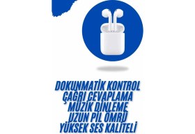 Resim Esplendor Akıllı Saat Gümüş Kasa Bluetooth Kulaklık Hediyeli Çok Fonksiyonlu Ikili Set - URN4185-1535 