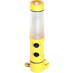 Resim Drs Tuning Imdat Çekici Çok Amaçlı Cam Kırıcı Kemer Kesici El Fenerli Mıknatıslı Kırmızı Fasılalı Işık 