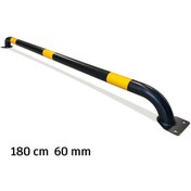 Resim İlgi Trafik Araç Stoperi Otopark Stoperi Siyah (Boru Tipi) 180cm Ø60mm 2mm 