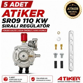 Resim Atiker Sr09 110 Kw Sıralı Regulatör 5 Adet 