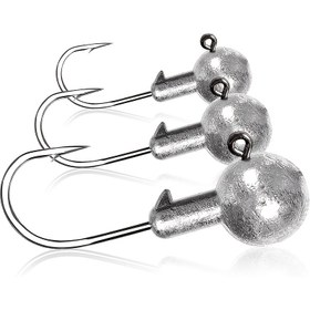 Resim 25 Paket Kurşunlu Jig Başlıkları, Döndürülmüş Balıkçılık Kançıkları, Keskin Kanlı Yemler, Gümüş Kaplama, Balıkçılar İçin Dayanıklı Malzeme 