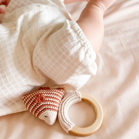 Resim Amigurumi Sevimli Balık Oyuncağım - 4 Parça Bebek Seti 