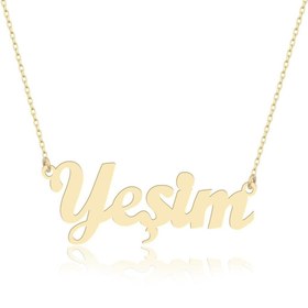 Resim Altın İsim Kolye 