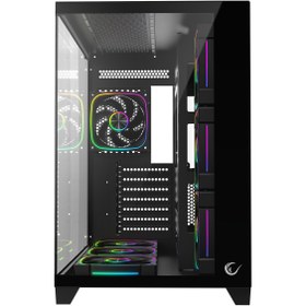 Resim Rampage SEALITE Siyah 850W 80 Plus Bronze ATX/M-ATX 7x12cm ARGB Pwm Fan+Kumanda Oyuncu Kasası 