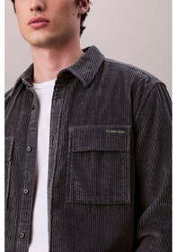 Resim Tommy Hilfiger Calvin Klein Erkek Gömlek Antrasit 