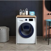 Resim ROOMART Banos Banyo Çamaşır-kurutma Makinesi Kapaksız Banyo Dolabı Mat Beyaz-atlantik 