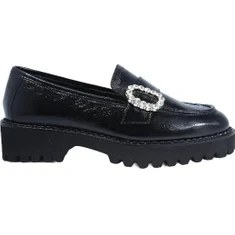 Resim Poletto Deri Sıyah Loafer Düz 780 23 